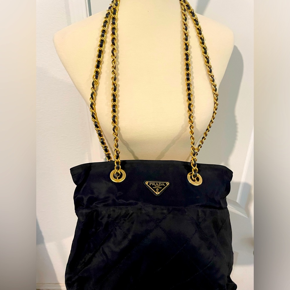 Authentic Prada quilted bag